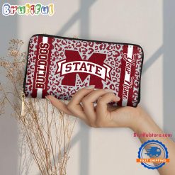 NCAA Mississippi State Bulldogs Custom Name Sporty Style Women’s Wallet