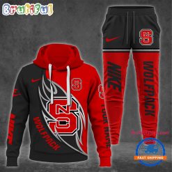 NCAA NC State Wolfpack Custom Name Sporty Style Hoodie And Pants