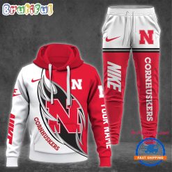 NCAA Nebraska Cornhuskers Custom Name Sporty Style Hoodie And Pants