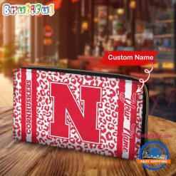 NCAA Nebraska Cornhuskers Custom Name Sporty Style Women’s Wallet