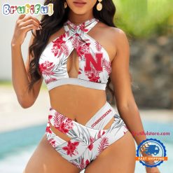 NCAA Nebraska Cornhuskers Hot Trending Bikini Set