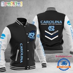 NCAA North Carolina Tar Heels Custom Name Sporty Varsity Baseball Jacket