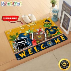 NCAA Northern Colorado Bears Custom Name Grinch Christmas Edition Rubber Doormat