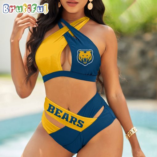 NCAA Northern Colorado Bears Sporty Style Bikini Set