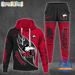 NCAA Northern Illinois Huskies Custom Name Sporty Style Hoodie And Pants