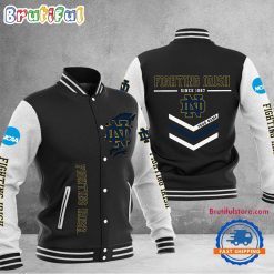 NCAA Notre Dame Fighting Irish Custom Name Sporty Varsity Baseball Jacket