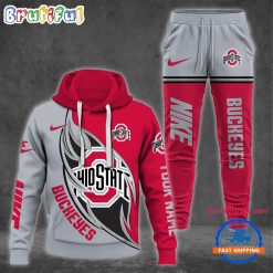 NCAA Ohio State Buckeyes Custom Name Sporty Style Hoodie And Pants