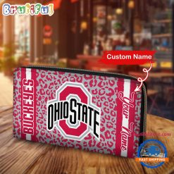 NCAA Ohio State Buckeyes Custom Name Sporty Style Women’s Wallet