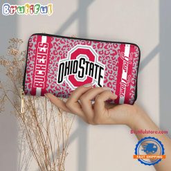 NCAA Ohio State Buckeyes Custom Name Sporty Style Women’s Wallet