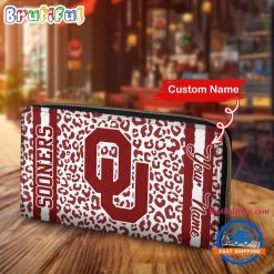 NCAA Oklahoma Sooners Custom Name Sporty Style Women’s Wallet
