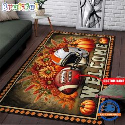 NCAA Oklahoma State Cowboys Custom Name Halloween Edition Floor Rug