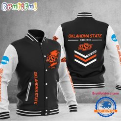 NCAA Oklahoma State Cowboys Custom Name Sporty Varsity Baseball Jacket