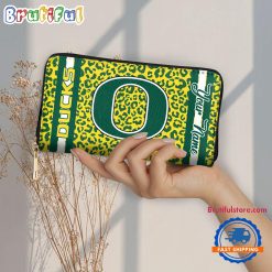 NCAA Oregon Ducks Custom Name Sporty Style Women’s Wallet