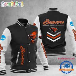 NCAA Oregon State Beavers Custom Name Sporty Varsity Baseball Jacket