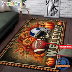 NCAA Penn State Nittany Lions Custom Name Halloween Edition Floor Rug