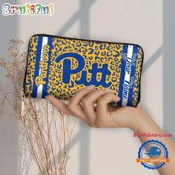 NCAA Pittsburgh Panthers Custom Name Sporty Style Women’s Wallet