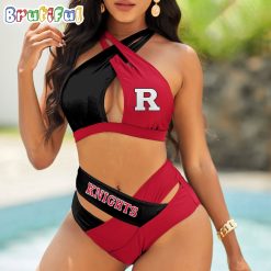 NCAA Rutgers Scarlet Knights Sporty Style Bikini Set