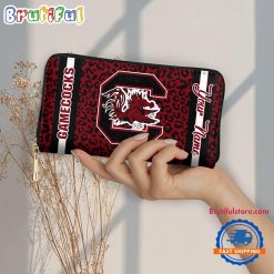 NCAA South Carolina Gamecocks Custom Name Sporty Style Women’s Wallet