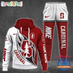 NCAA Stanford Cardinal Custom Name Sporty Style Hoodie And Pants