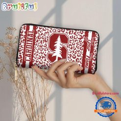 NCAA Stanford Cardinal Custom Name Sporty Style Women’s Wallet