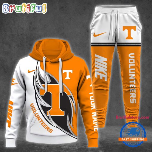 NCAA Tennessee Volunteers Custom Name Sporty Style Hoodie And Pants