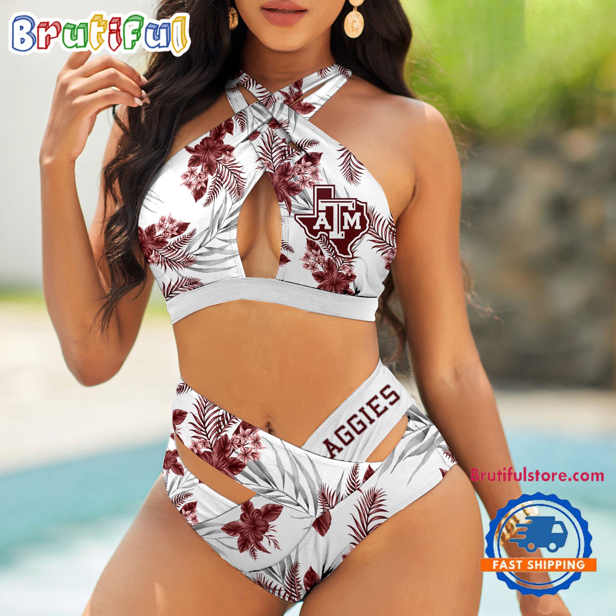 NCAA Texas A&M Aggies Hot Trending Bikini Set