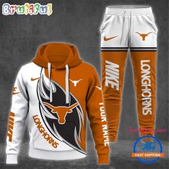 NCAA Texas Longhorns Custom Name Sporty Style Hoodie And Pants