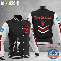 NCAA Texas Tech Red Raiders Custom Name Sporty Varsity Baseball Jacket