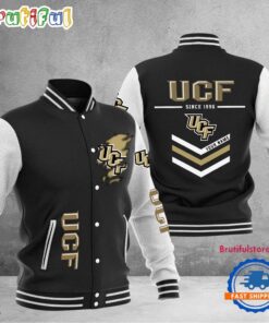 NCAA UCF Knights Custom Name Sporty Varsity Baseball Jacket