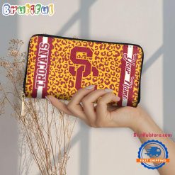 NCAA USC Trojans Custom Name Sporty Style Women’s Wallet