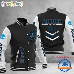 NCAA Utah State Aggies Custom Name Sporty Varsity Baseball Jacket