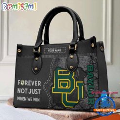 NCAA Baylor Bears Custom Name Gift For Fans Leather Hand Bag