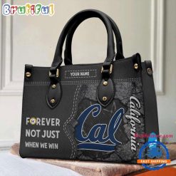 NCAA California Golden Bears Custom Name Gift For Fans Leather Hand Bag