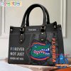 NCAA Florida Gators Custom Name Gift For Fans Leather Hand Bag