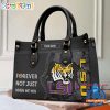 NCAA LSU Tigers Custom Name Gift For Fans Leather Hand Bag