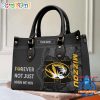NCAA Missouri Tigers Custom Name Gift For Fans Leather Hand Bag