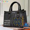 NCAA Notre Dame Fighting Irish Custom Name Gift For Fans Leather Hand Bag