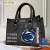 NCAA Penn State Nittany Lions Custom Name Gift For Fans Leather Hand Bag