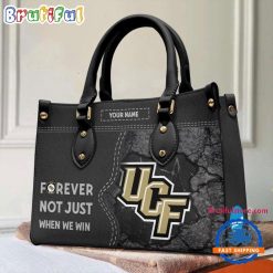 NCAA UCF Knights Custom Name Gift For Fans Leather Hand Bag